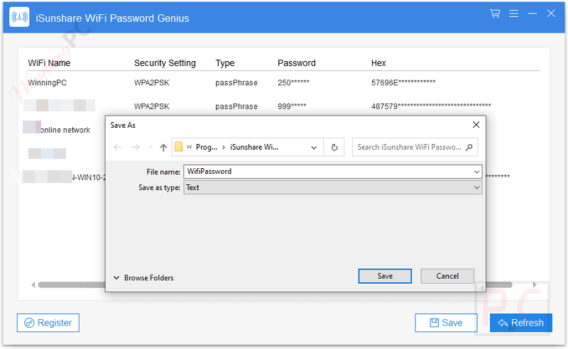 export isunshare wifi password genius