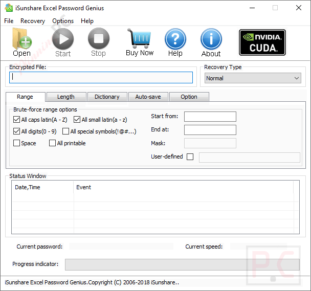 isunshare excel password genius screenshot iSunshare Excel Password Genius Screenshot