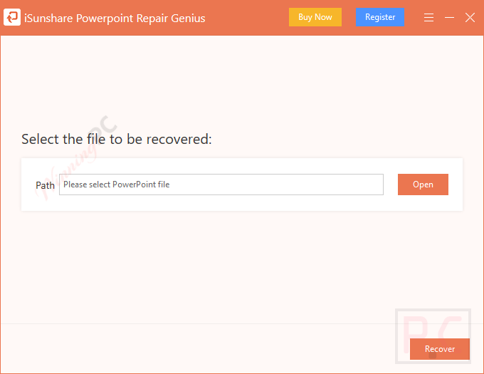 iSunshare PowerPoint Repair Genius Screenshot Coupon
