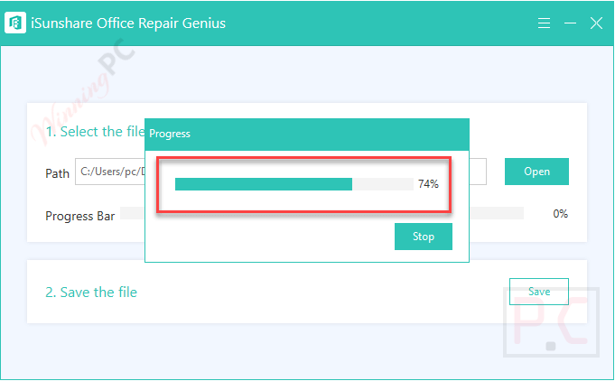 progress isunshare office repair genius