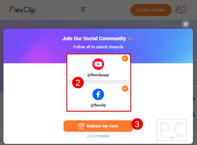 redeem code flexclip ai 1 redeem code flexclip ai 1