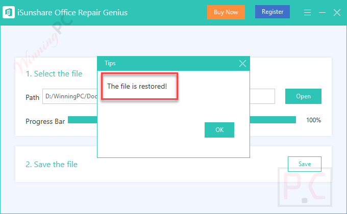restored isunshare office repair genius