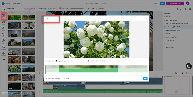 trim video invideo trim video invideo