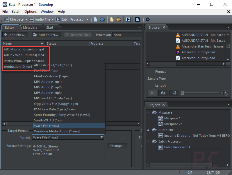 batch processor soundop audio editor batch processor soundop audio editor