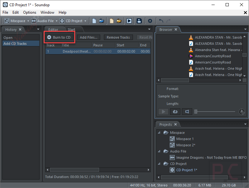 burn to cd soundop audio editor burn to cd soundop audio editor