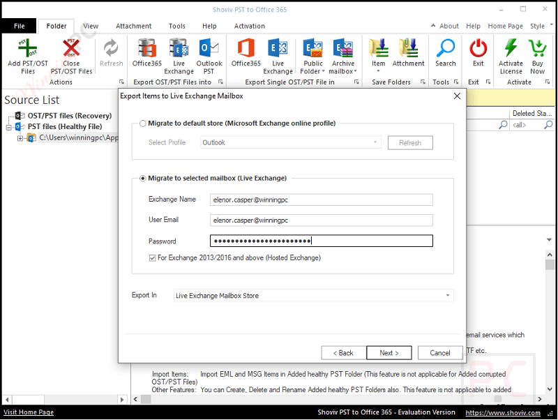 export large files shoviv pst to office 365 export large files shoviv pst to office 365