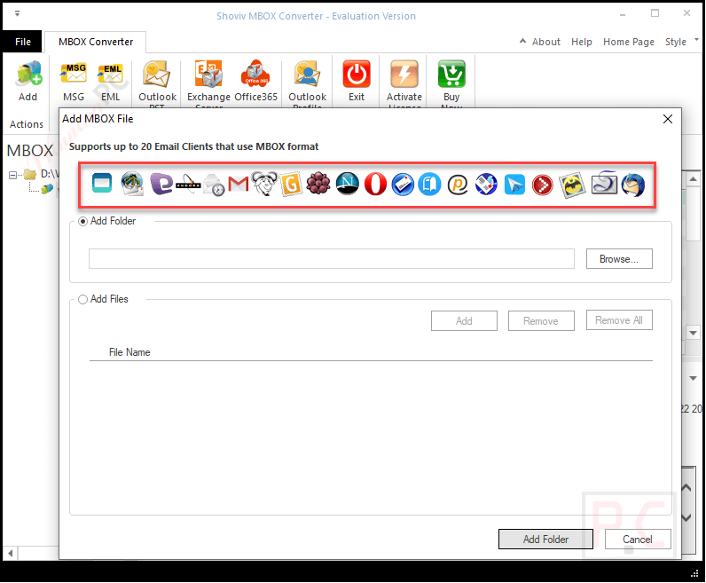 support email clients shoviv mbox to pst converter