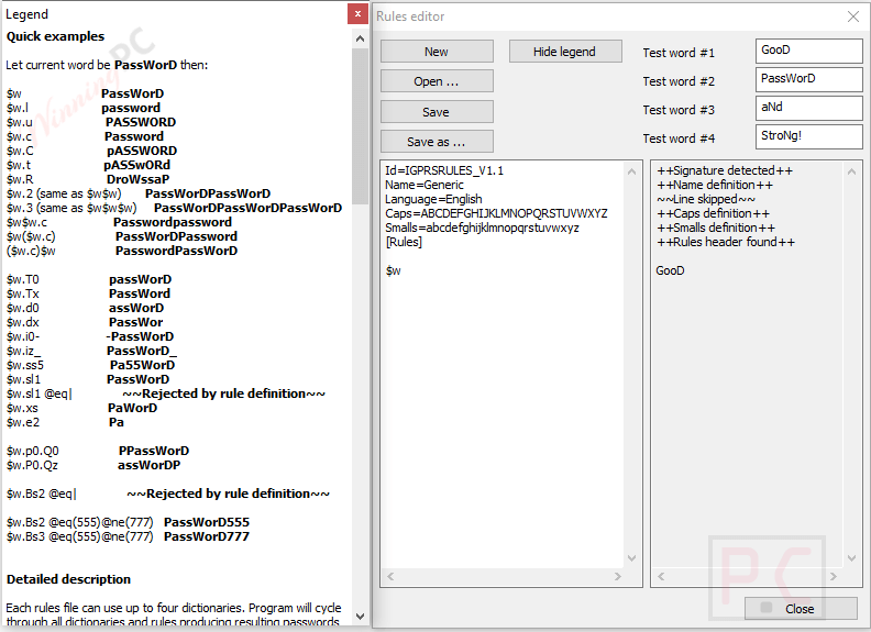 accent zip password recovery rules editor accent zip password recovery rules editor