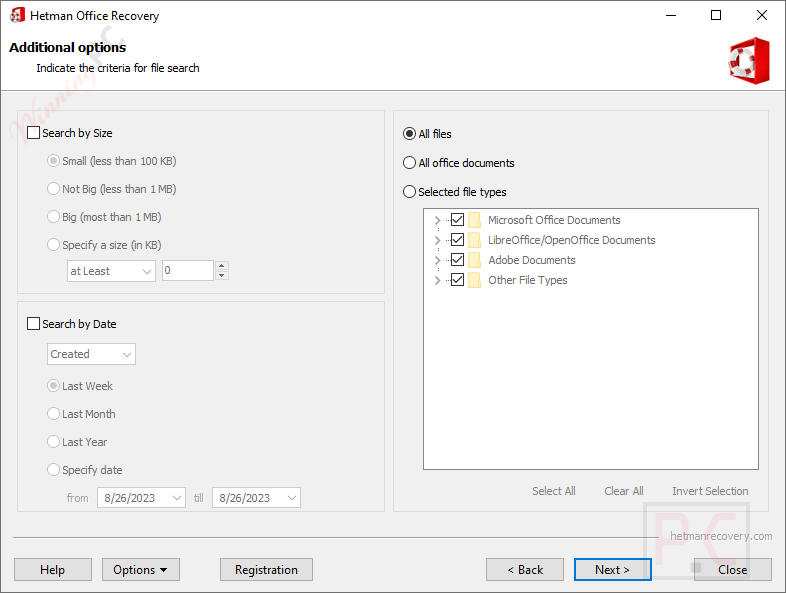additional options hetman office recovery additional options hetman office recovery