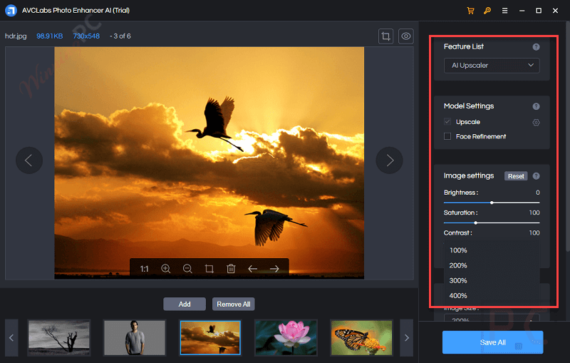 AI Upscaler AVCLabs Photo Enhancer AI