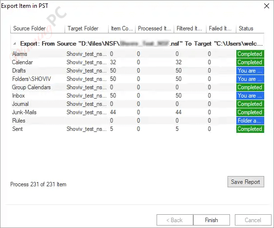 shoviv lotus notes to outlook converter report shoviv lotus notes to outlook converter report