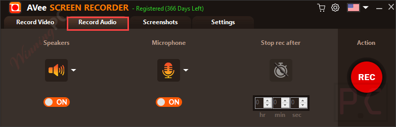 record audio avee screen recorder record audio avee screen recorder