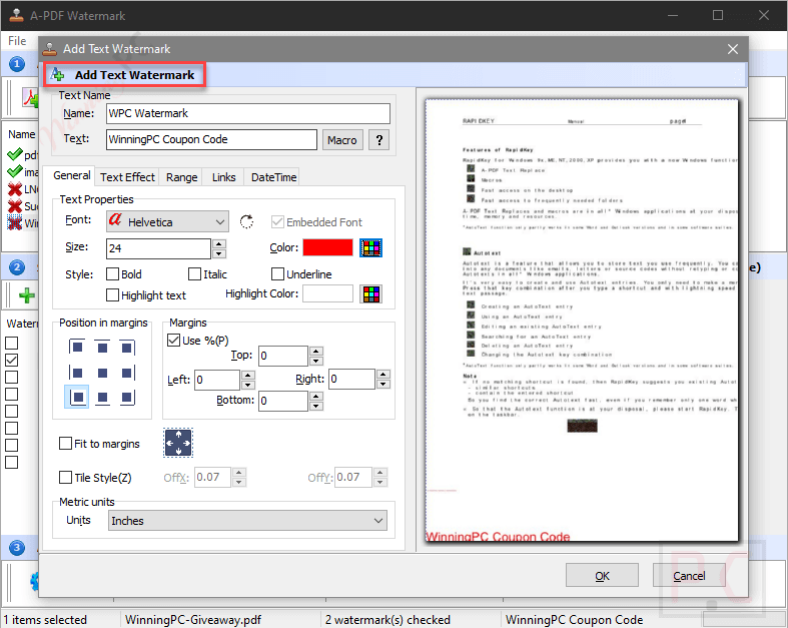 A-PDF Watermark Coupon Code 5% Off 2026 (100% Working)