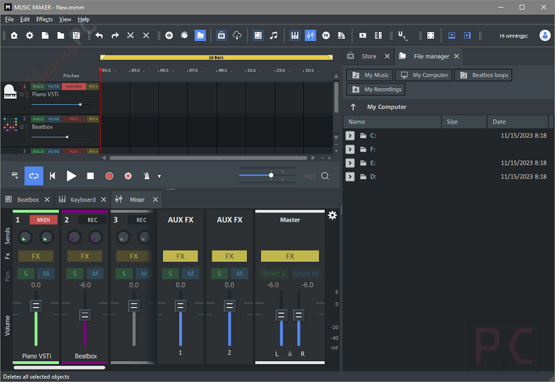 beat maker magix music maker