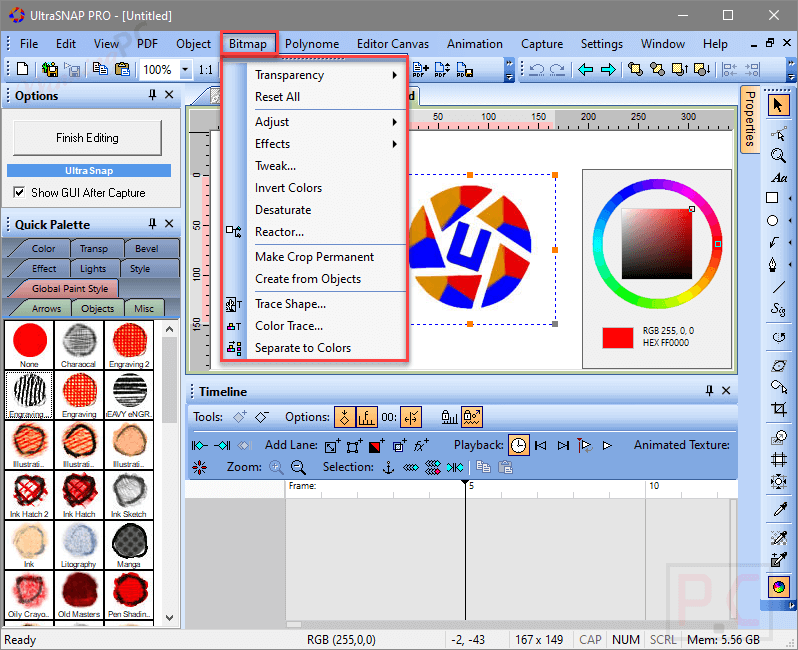bitmap ultrasnap pro