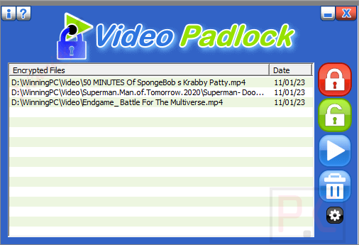lock file video padlock lock file video padlock
