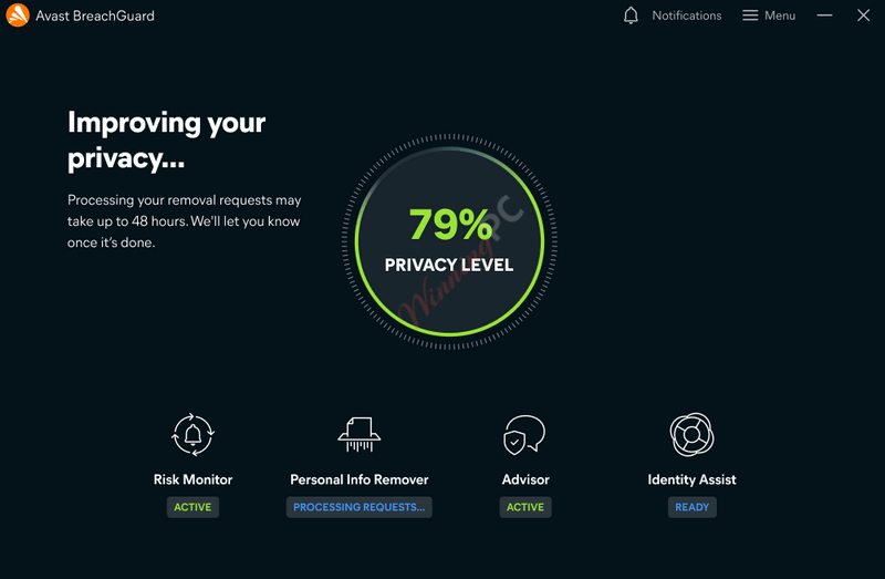 avast breachguard info remover