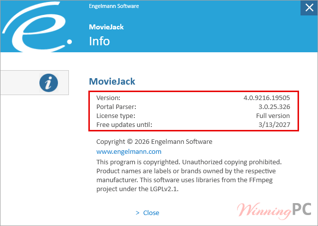 Engelmann MovieJack License Key Free Download