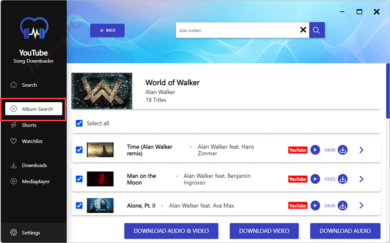 start download abelssoft youtube song downloader