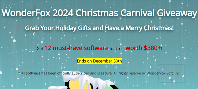wonderfox christmas giveaway 2024 WonderFox Christmas Giveaway