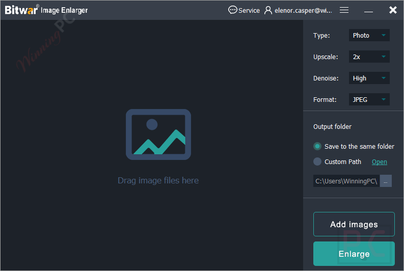 bitwar image enlarger main screenshot Bitwar Image Enlarger Main Screenshot