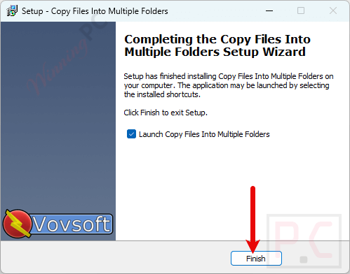 install vovsoft copy files into multiple folders