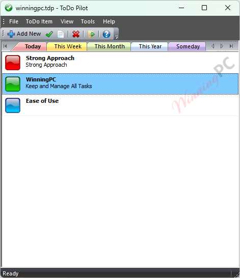 ToDoPilot screenshot