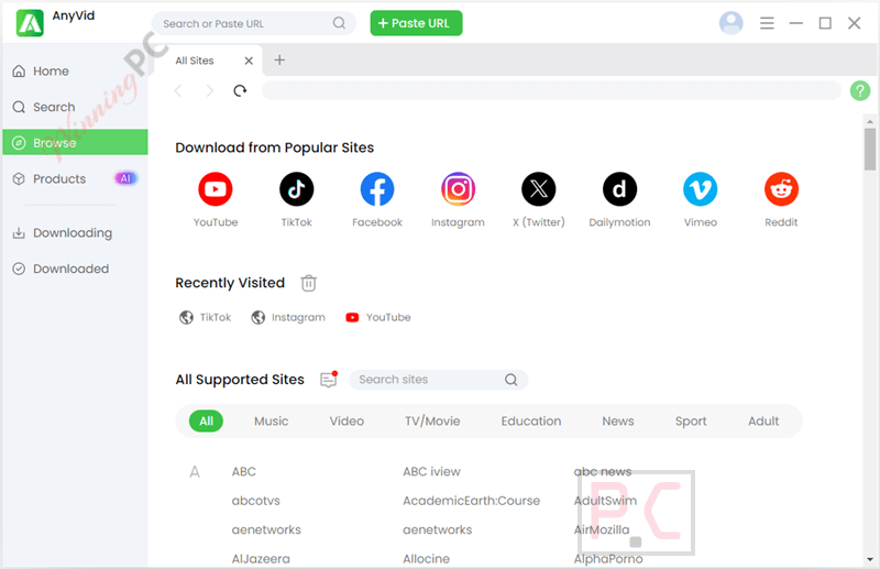 amoyshare anyvid main screenshot free AmoyShare AnyVid