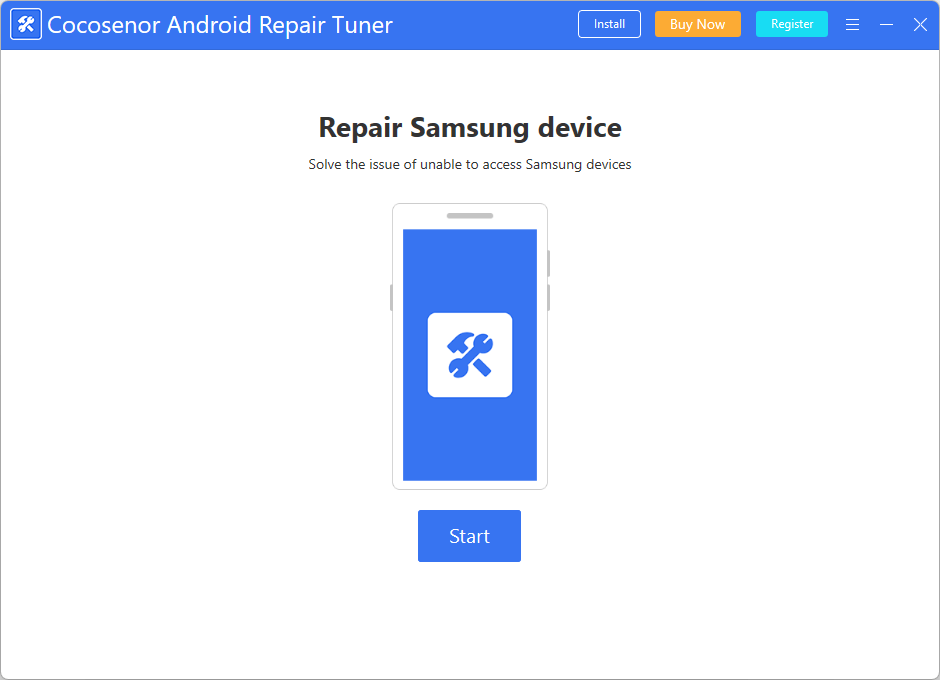 cocosenor android repair tuner screenshot Cocosenor Android Repair Tuner Screenshot