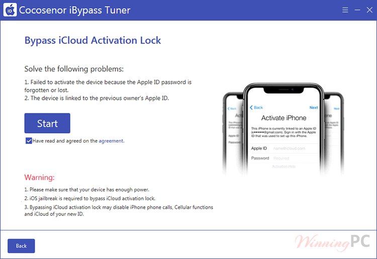 cocosenor ibypass tuner start