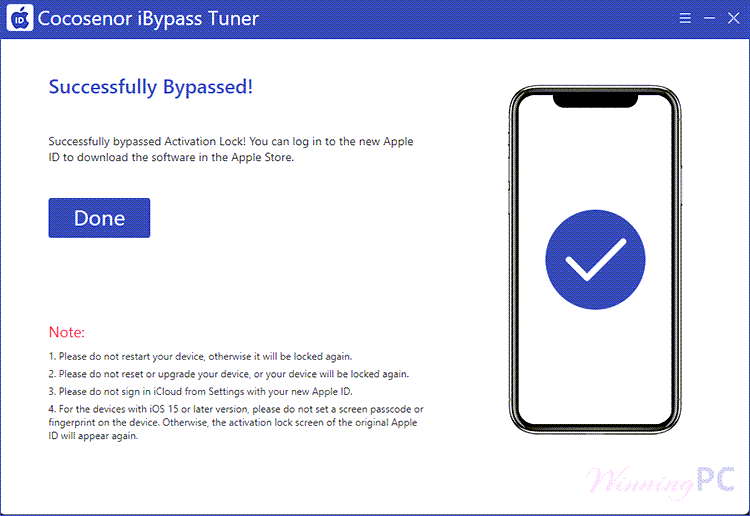 cocosenor ibypass tuner successfully bypassed