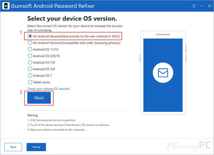 isumsoft android password refixer select OS version isumsoft android password refixer select OS version