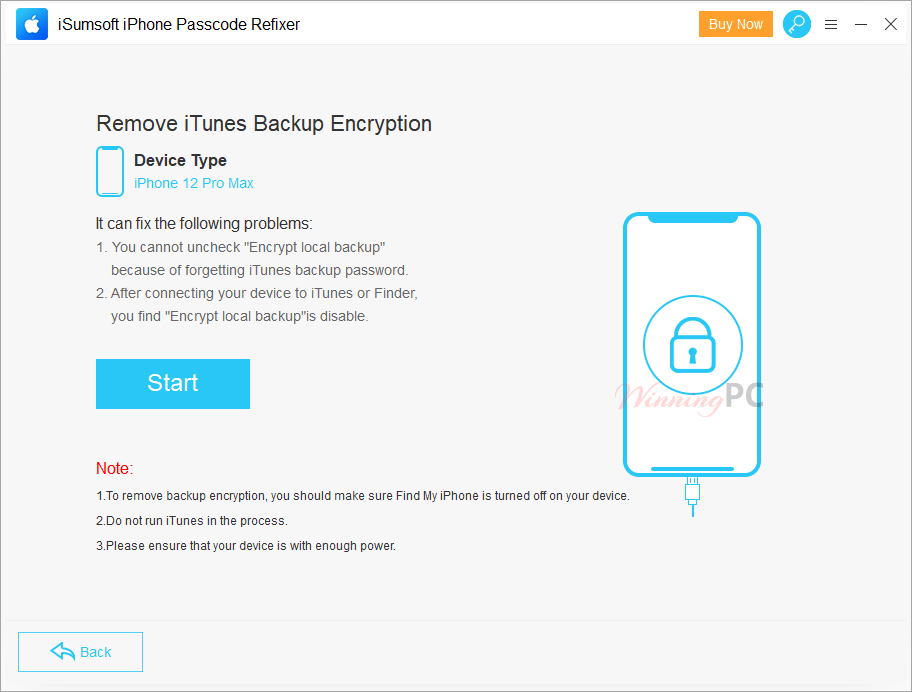 isumsoft iphone passcode refixer remove itune backup