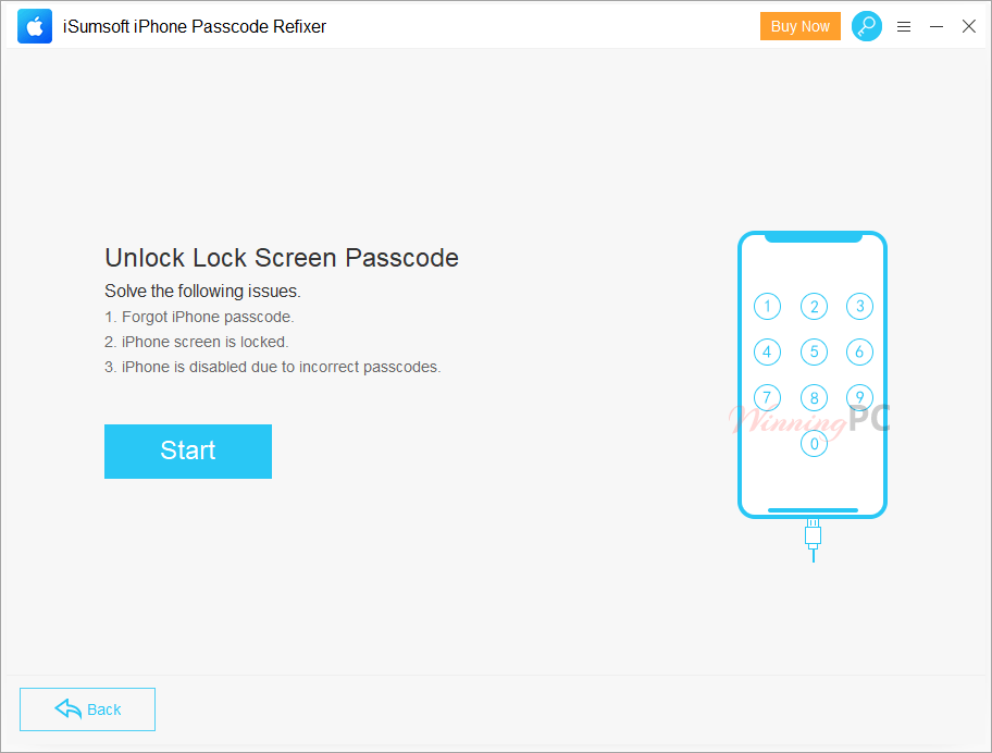 isumsoft iphone passcode refixer unlock screen