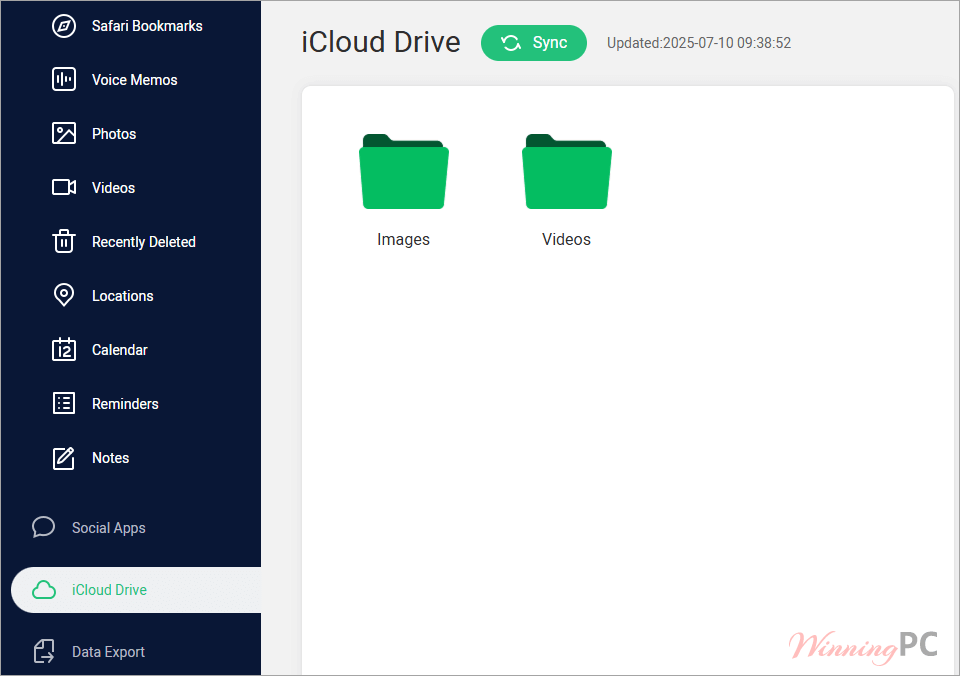 famiguard pro for icloud icloud drive monitor screenshot