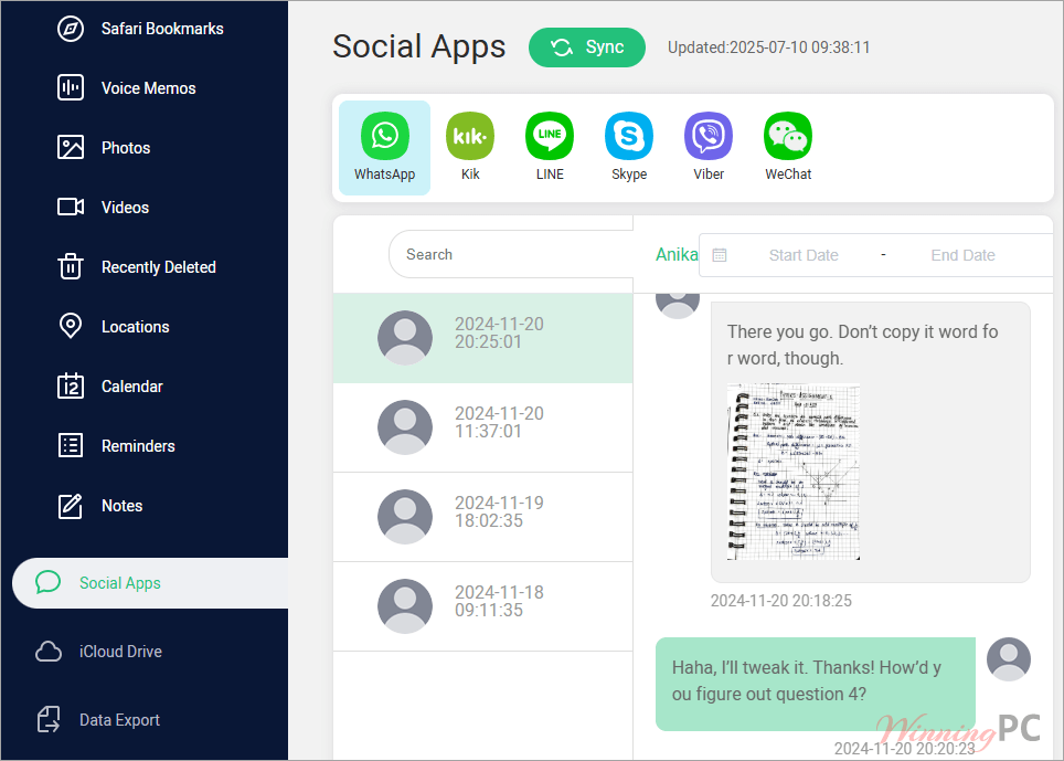 FamiGuard Pro for iCloud - Monitor social apps