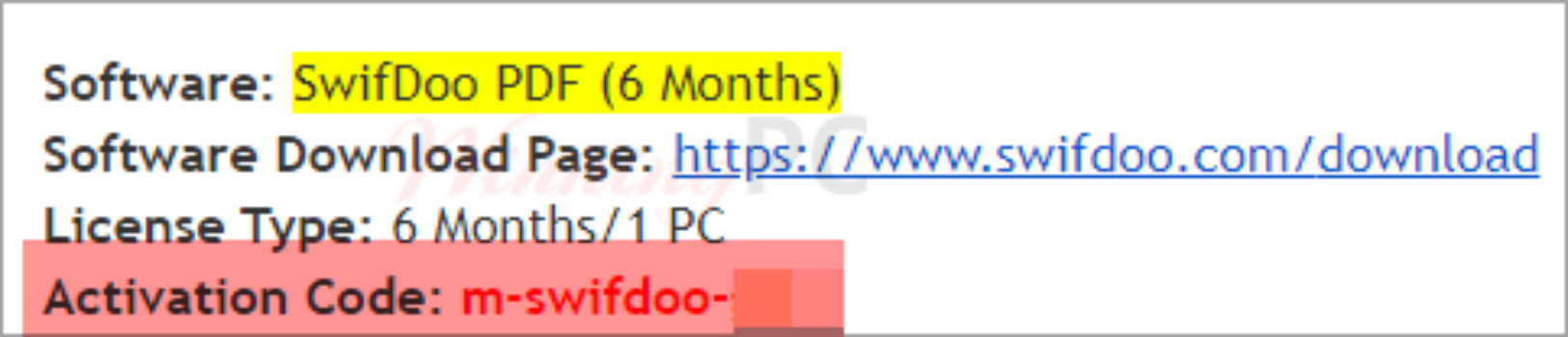 SwifDoo PDF Pro 6-month License Key Free - Third-party Giveaways ...