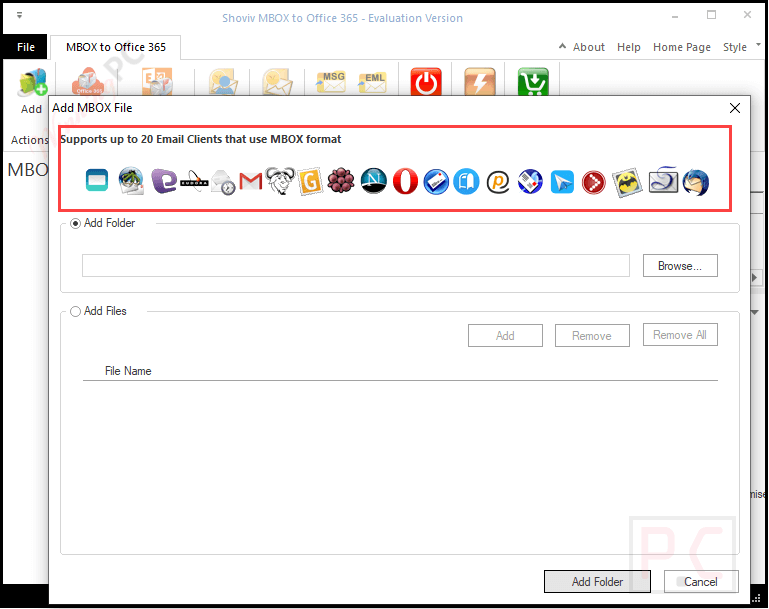 add mobox files shoviv mbox to office 365 add mobox files shoviv mbox to office 365