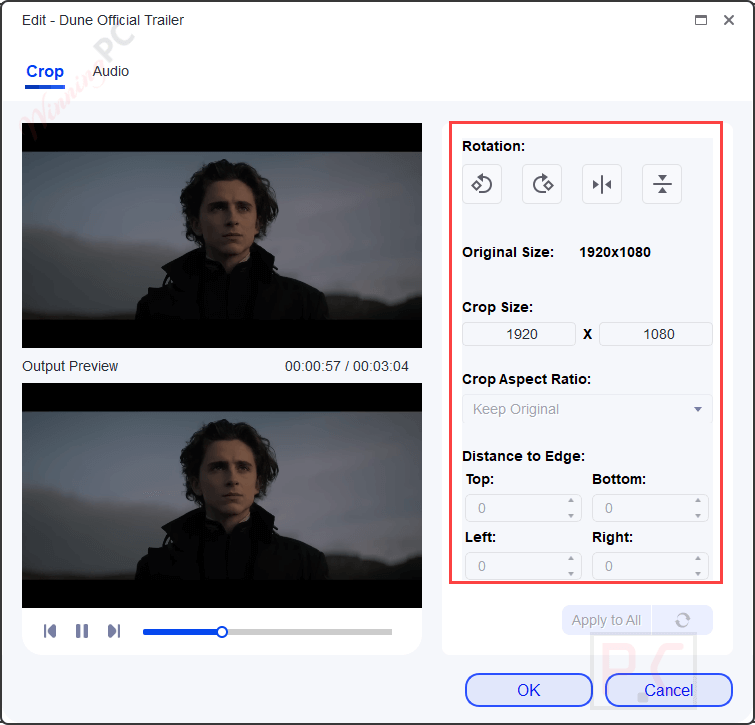 crop unifab audio upmix ai