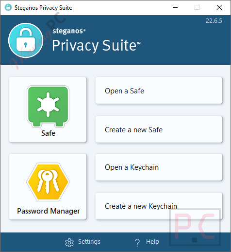steganos privacy suite main screenshot free Steganos Privacy Suite Main Screenshot