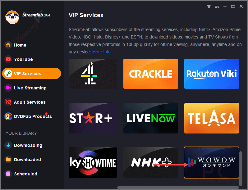 streamfab wowow downloader vip services streamfab wowow downloader vip services