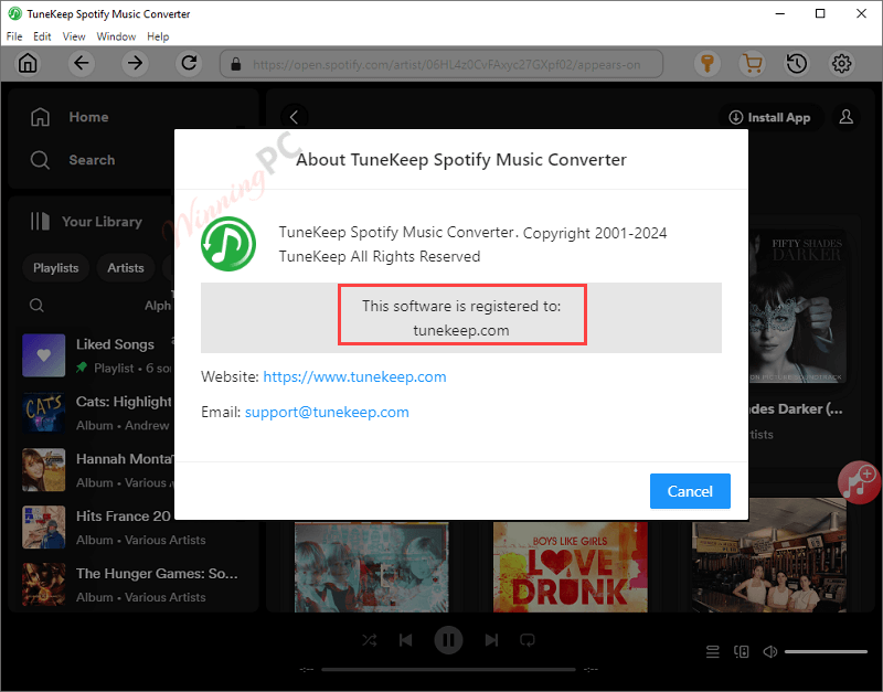 tunekeep spotify music converter full version