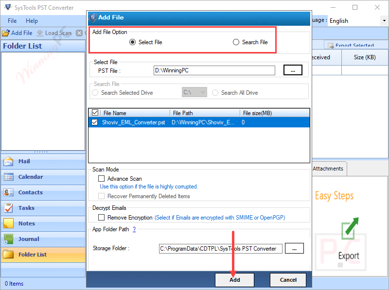 add file systools pst converter add file systools pst converter