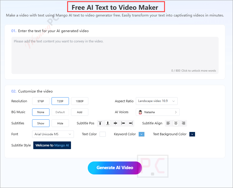 ai text to video maker mango ai ai text to video maker mango ai