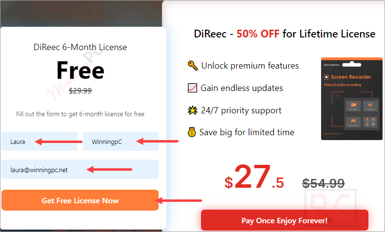 amoyshare direec screen recorder giveaway