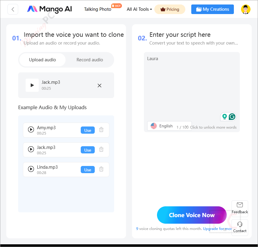 clone voice mango ai clone voice mango ai