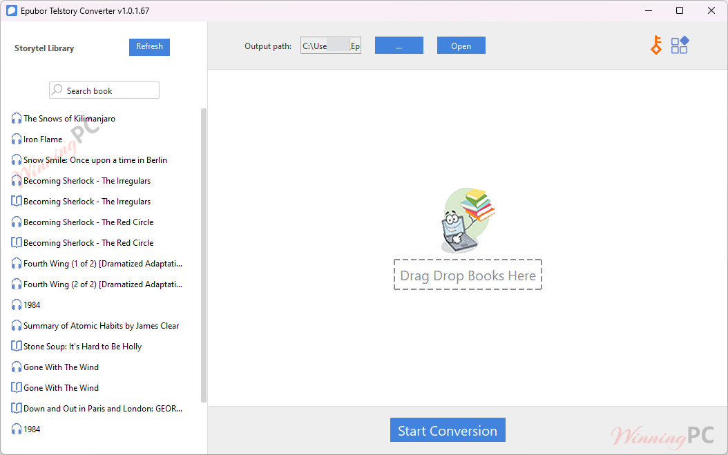 epubor telstory converter screenshot Epubor Telstory Converter Screenshot
