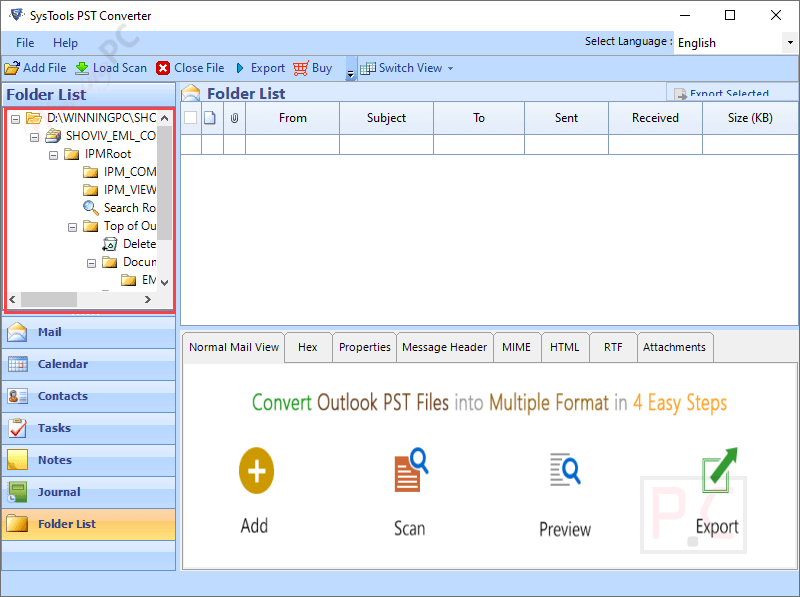 folder list systools pst converter folder list systools pst converter
