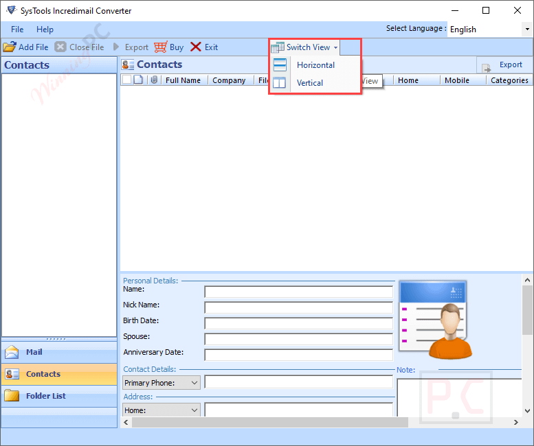 switch view systools incredimail converter switch view systools incredimail converter