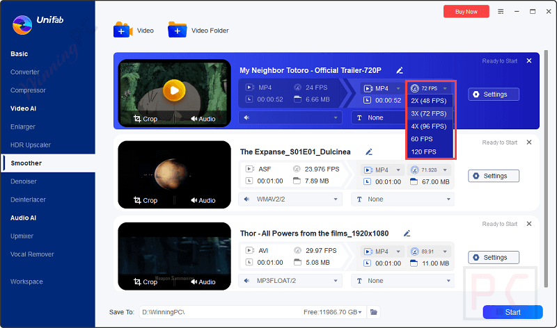 unifab smoother ai frame rate unifab smoother ai frame rate